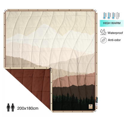 Double Quilt XL Les Alpes