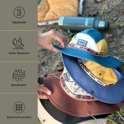 Adventure Hat Aztec Blue - Image 8