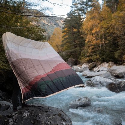 Double Sherpa Quilt XL Les Alpes - Image 3