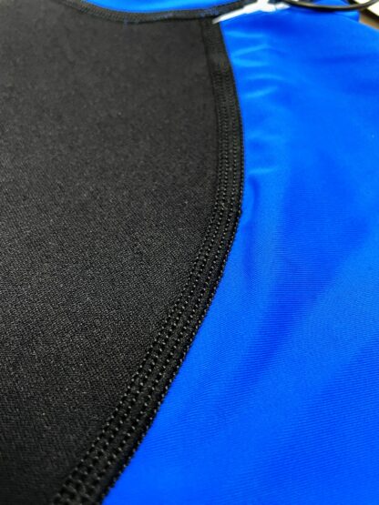 Gotcha Pro Rash 2mm UPF50+ Nylon Lycra Short Sleeve T-Shirt, Black/Blue - Image 4