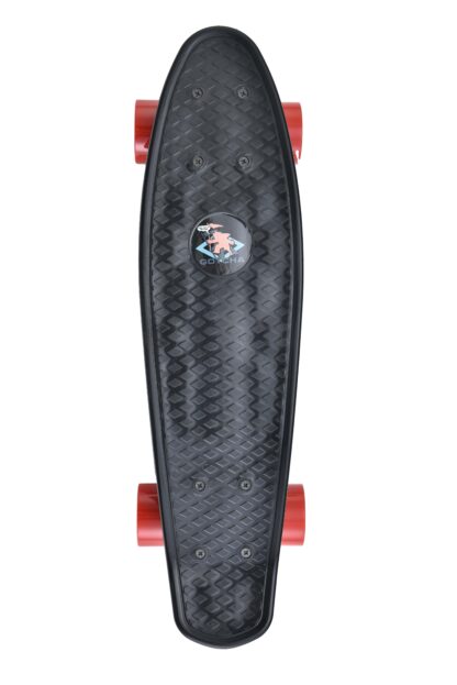 Gotcha 22-Inch The Icon Plastic Cruiser Skateboard, Black