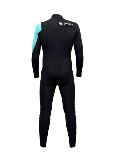 Gotcha Phantom Pro 3.2 Men's Super Stretch Long Sleeve Wetsuit with Front Zip, Black/Blue - Image 2