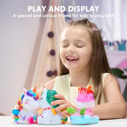 Klever Kits DIY Night Light- Paint Your Own Unicorn Lamp- Arts & Crafts Kit School Activities Art Supplies Painting Kits, Birthday Gifts for Girls Boys Aged 6+ - Image 5