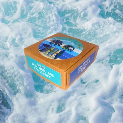 Nirvan Surfer Soap – All-in-One Skin & Hair Bar | Tropical Coconut & Lime Scent | Eco-Friendly, Plastic-Free, Moisturizing & Nourishing | Ideal for Surfers, Travelers & Outdoor Lovers - Image 5