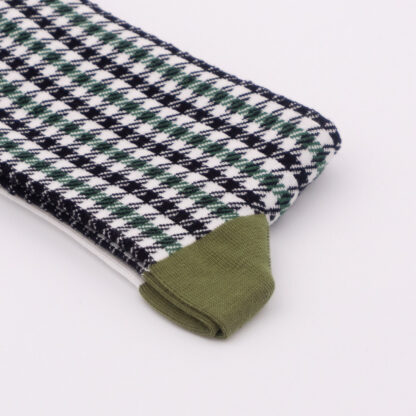 Pepita Black-Green Socks - Image 4