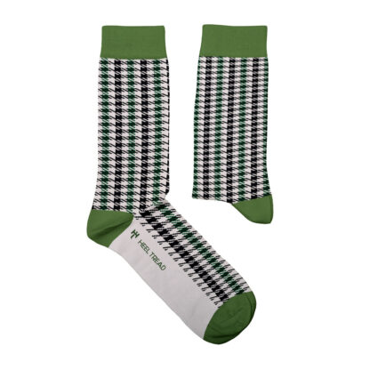 Pepita Black-Green Socks - Image 3